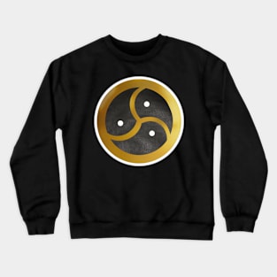 Triskelion Gold and Leather Crewneck Sweatshirt